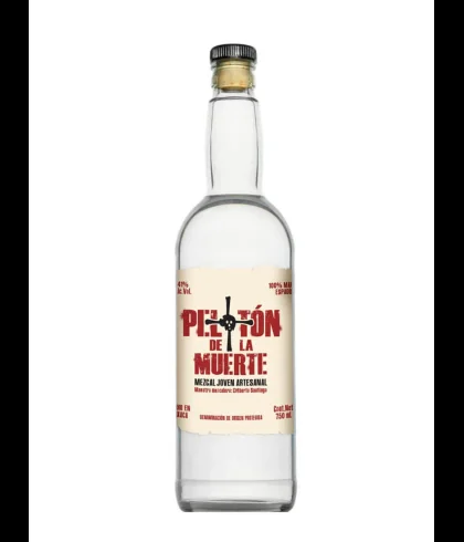 Pelotón De La Muerte Mezcal, op voorraad bij slijterij t Bockje in Bathmen