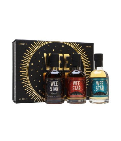Fles North Star Wee Star Sample Pack, Schotse whisky van bottelaar North Star Spirits, op voorraad bij slijterij t Bockje in Bathmen