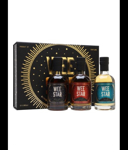 Fles North Star Wee Star Sample Pack, Schotse whisky van bottelaar North Star Spirits, op voorraad bij slijterij t Bockje in Bathmen