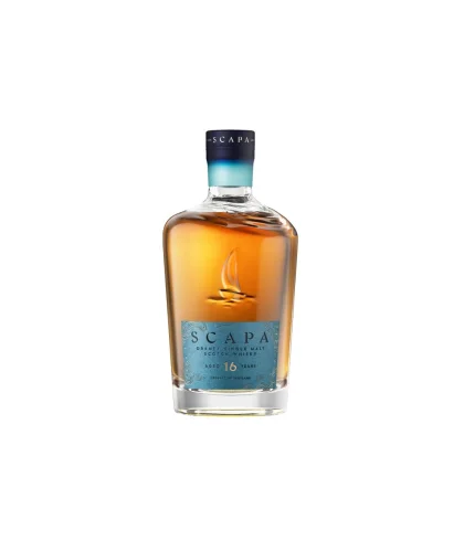 Fles Scapa 16 Years Old, whisky, op voorraad bij slijterij t Bockje in Bathmen