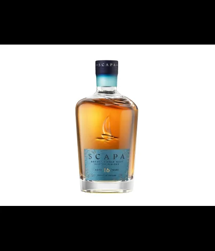 Fles Scapa 16 Years Old, whisky, op voorraad bij slijterij t Bockje in Bathmen