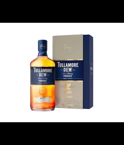 Fles Tullamore Dew Phoenix, Ierse whiskey uit Tullamore, op voorraad bij slijterij t Bockje in Bathmen