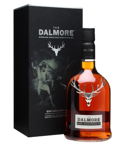 Fles Dalmore King Alexander III Highland Single Maltwhisky, whisky, op voorraad bij slijterij t Bockje in Bathmen