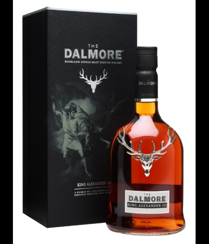 Fles Dalmore King Alexander III Highland Single Maltwhisky, whisky, op voorraad bij slijterij t Bockje in Bathmen
