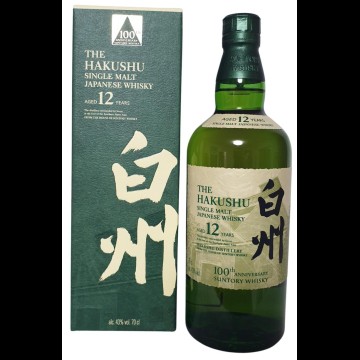The Hakushu 100th Anniversary Suntory Whisky 12 Years Old
