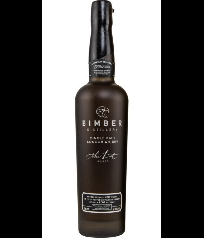 Fles Bimber The 1st Peated, single malt whisky, op voorraad bij slijterij t Bockje in Bathmen