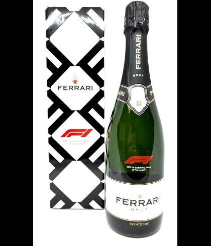 Fles FERRARI Brut, wijn op voorraad bij slijterij t Bockje in Bathmen