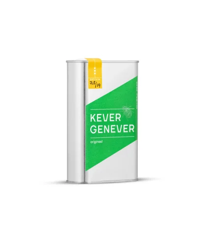 Kever Genever in Blik, jenever bij slijterij t Bockje in Bathmen