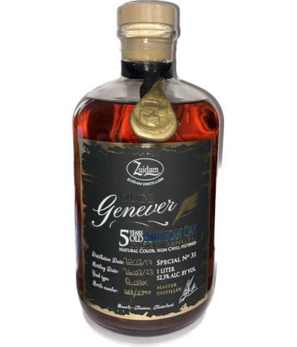 Oude Genever Cask Strength American Oak 5yo Spec #31, jenever bij slijterij t Bockje in Bathmen