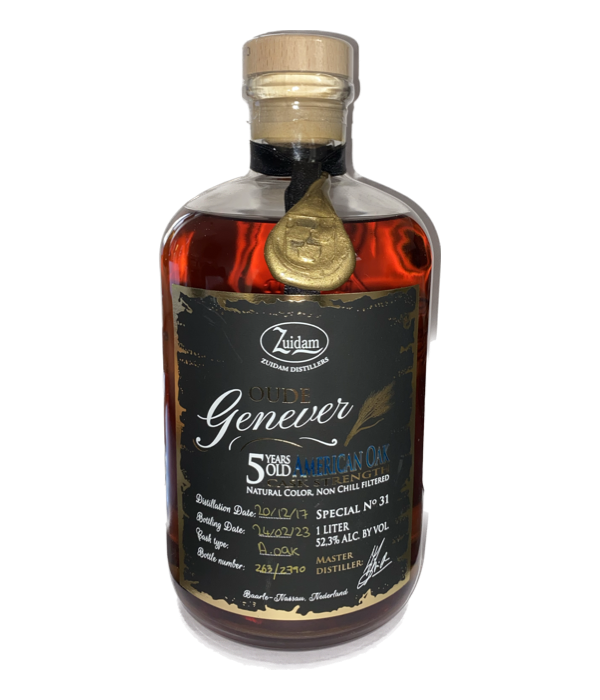 Oude Genever Cask Strength American Oak 5yo Spec #31 bij t Bockje in Bathmen