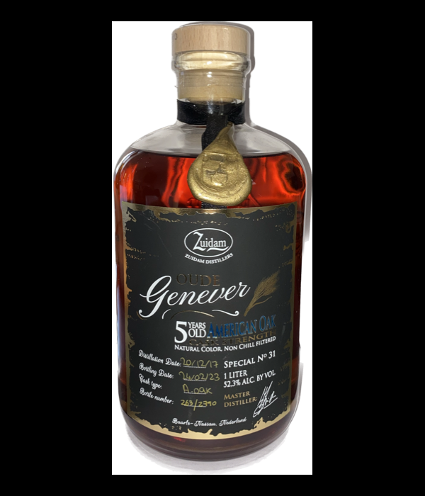 Oude Genever Cask Strength American Oak 5yo Spec #31 bij t Bockje in Bathmen