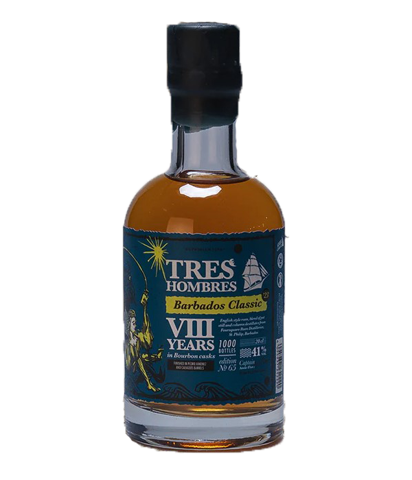 Tres Hombres Rum Ed. 65 Barbados VIII mini bij t Bockje in Bathmen
