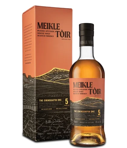 Fles Meikle Toir 5 Years Old The Chinquapin One, whisky, bij slijterij t Bockje in Bathmen