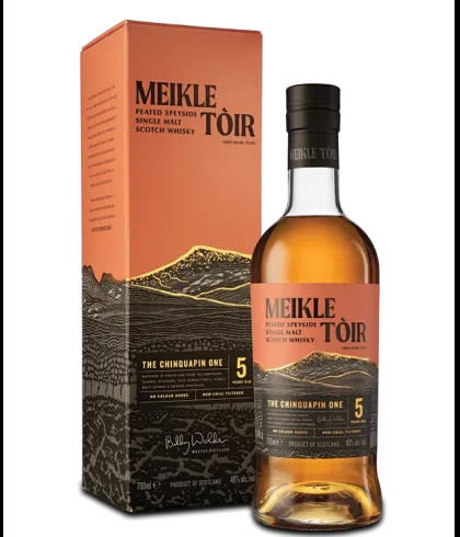 Fles Meikle Toir 5 Years Old The Chinquapin One, whisky, bij slijterij t Bockje in Bathmen