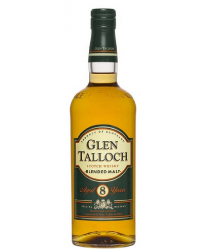 Fles Glen Talloch Blended Malt 8 Years Old, whisky, op voorraad bij slijterij t Bockje in Bathmen