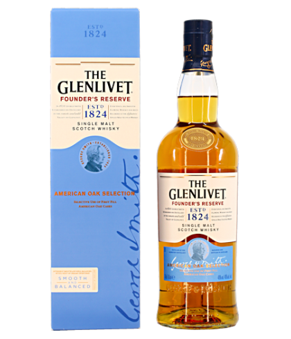 Fles The Glenlivet Founder’s Reserve, single malt whisky, op voorraad bij slijterij t Bockje in Bathmen