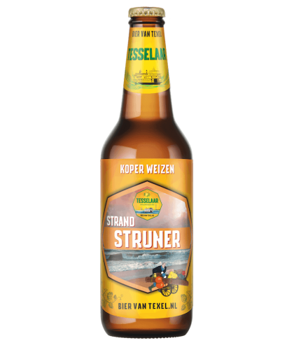 Tesselaar Strandstruner Koper Weizen, bier op voorraad bij slijterij t Bockje in Bathmen