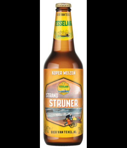 Tesselaar Strandstruner Koper Weizen, bier op voorraad bij slijterij t Bockje in Bathmen