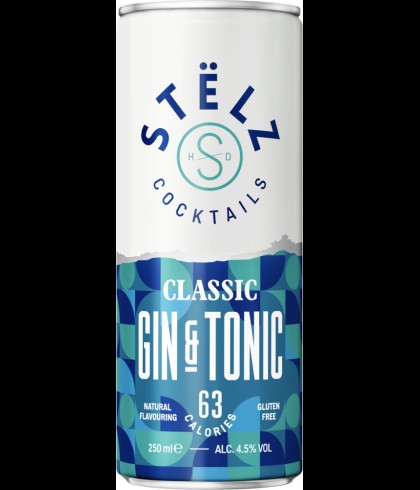 Stëlz Mixed Classic Gin&Tonic, op voorraad bij slijterij t Bockje in Bathmen