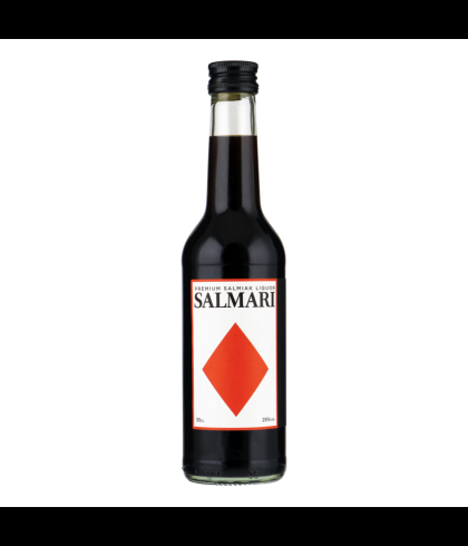 Likeur Salmari Premium Salmiak Liquor van Salmari Premium Salmiak, bij slijterij ’t Bockje in Bathmen