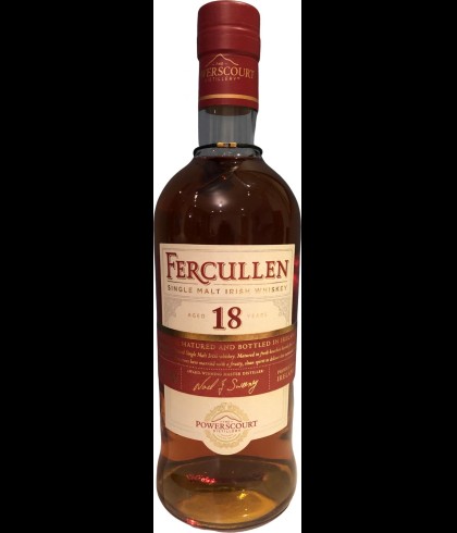 Fles THE POWERSCOURT Fercullen 18 years old, whisky, op voorraad bij slijterij t Bockje in Bathmen