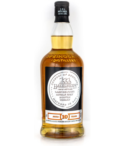 Fles Hazelburn 10 Years Old Springbank, whisky, bij slijterij ’t Bockje in Bathmen