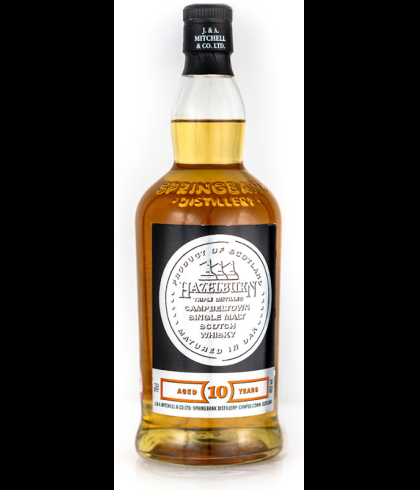 Fles Hazelburn 10 Years Old  Springbank, whisky, bij slijterij t Bockje in Bathmen