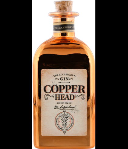 Fles Copperhead Gin, gin, op voorraad bij slijterij t Bockje in Bathmen