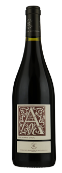Fles Aussieres rouge Pays d'Oc DBR Lafite, wijn, op voorraad bij slijterij ’t Bockje in Bathmen