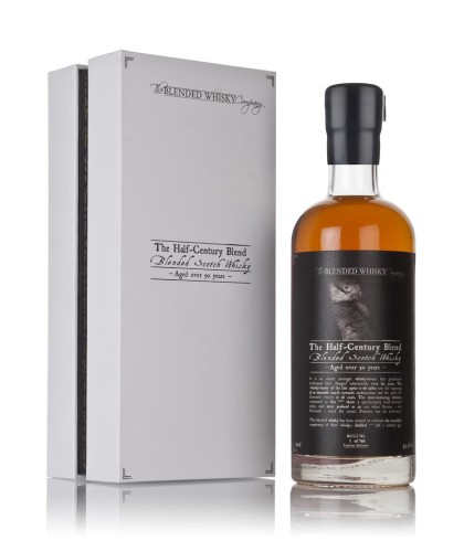 Fles Whisky Boutique-Y The half Century Blend Batch #3, whisky, bij slijterij ’t Bockje in Bathmen