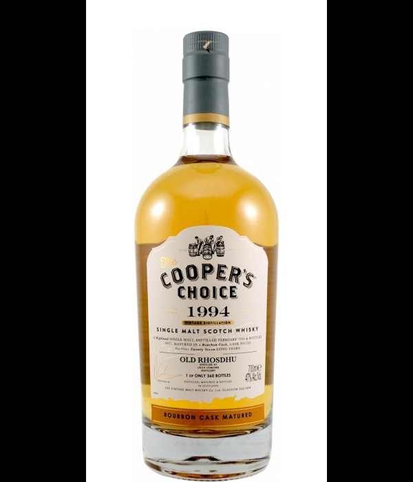 Cooper’s Choice Old Rhosdhu 27 Years Old 1994 bij t Bockje in Bathmen