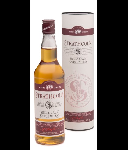 Fles Strathcolm Single Grain Scotch Whisky Extra Special, whisky, op voorraad bij slijterij t Bockje in Bathmen