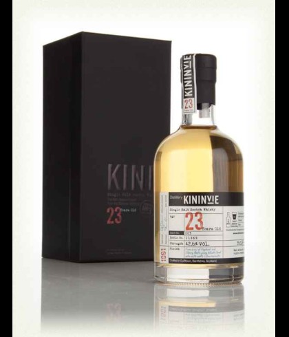 Fles Speyside single malt van Kininvie, op voorraad bij slijterij t Bockje in Bathmen