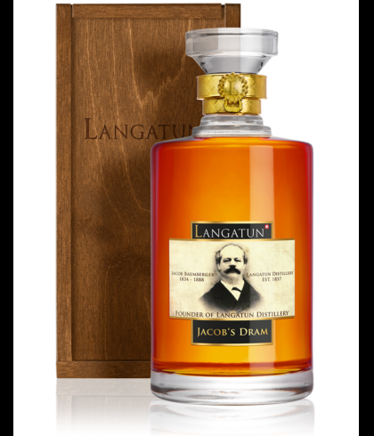 Fles Zwitserse whisky van Langatun, op voorraad bij slijterij t Bockje in Bathmen