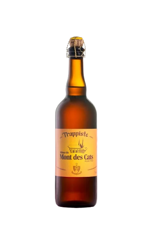 Fles Abbaye du Mont des Cats Mont des Cats, bier van Abbaye, op voorraad bij slijterij t Bockje in Bathmen