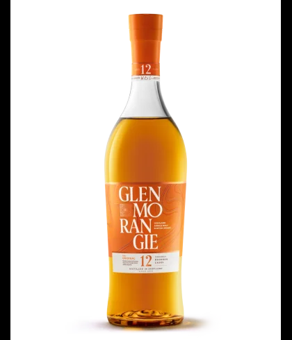 Fles Glenmorangie 12 Years Old The Original, single malt whisky, op voorraad bij slijterij t Bockje in Bathmen