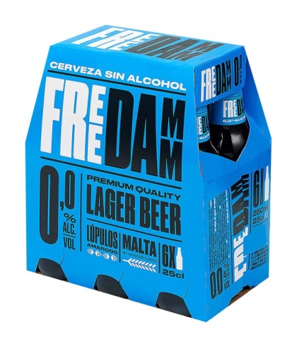 Estrella Free Damm Glutenvrij, bier bij slijterij t Bockje in Bathmen
