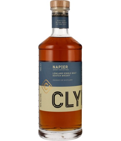 Fles The Clydeside Distillery Napier, whisky, op voorraad bij slijterij ’t Bockje in Bathmen