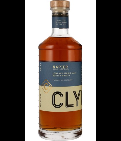 Fles The Clydeside Distillery Napier, whisky, op voorraad bij slijterij t Bockje in Bathmen