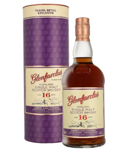 Fles Glenfarclas 16Y Sherry Cask Matured, whisky, bij slijterij t Bockje in Bathmen