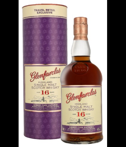 Fles Glenfarclas 16Y Sherry Cask Matured, whisky, bij slijterij t Bockje in Bathmen