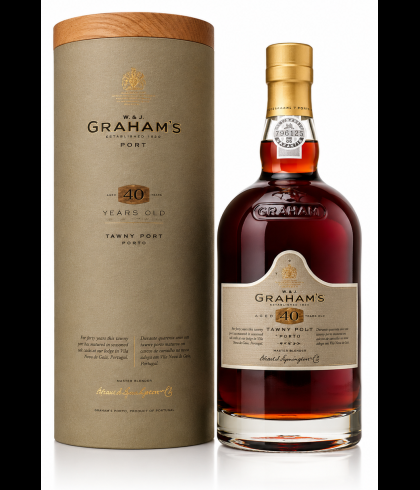 Geschenk Graham's 40 Years Old Tawny Port, bij slijterij ’t Bockje in Bathmen