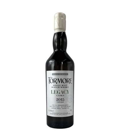 Fles Tormore Legacy Casks 2015 Vintage #2824 B&T Exclusive, whisky, bij slijterij t Bockje in Bathmen