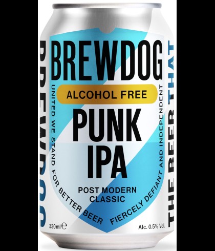 Brewdog Punk AF Alcoholvrij bier, bier op voorraad bij slijterij t Bockje in Bathmen