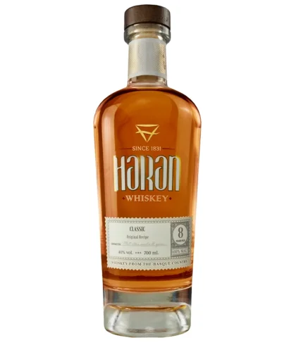 Fles Haran 8 Years Old Iberian Oak, single malt whisky, op voorraad bij slijterij t Bockje in Bathmen