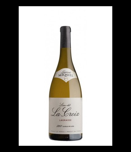 Fles Laurent Miquel Lieu-dit La Croix Chardonnay, wijn op voorraad bij slijterij t Bockje in Bathmen